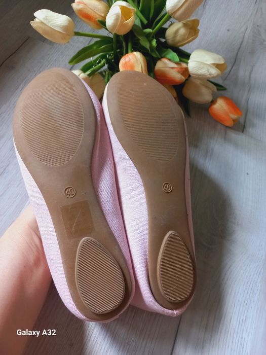 Baleriny różowe 39rozmiar