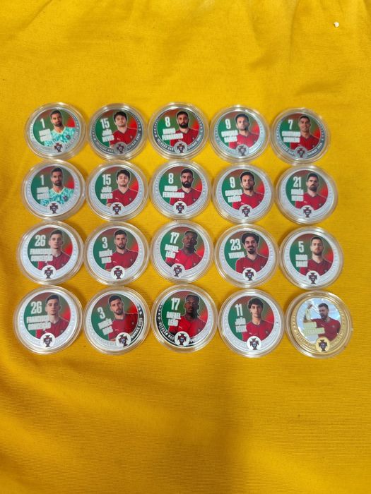 Moedas ícoins da seleção portuguesa