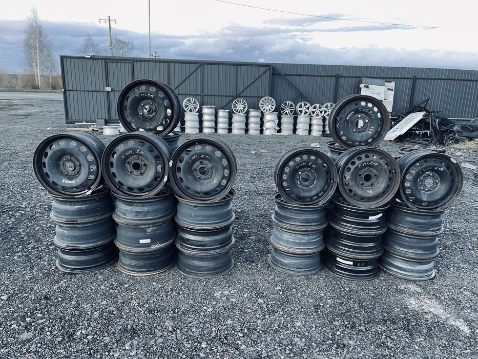 Диски металеві Гольф 4 Бора жилізні железни Golf 4 Bora R15 5.100 VW