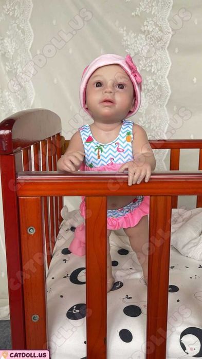 Reborn doll nenucos realistas de silicone menina e menino 42cm novas