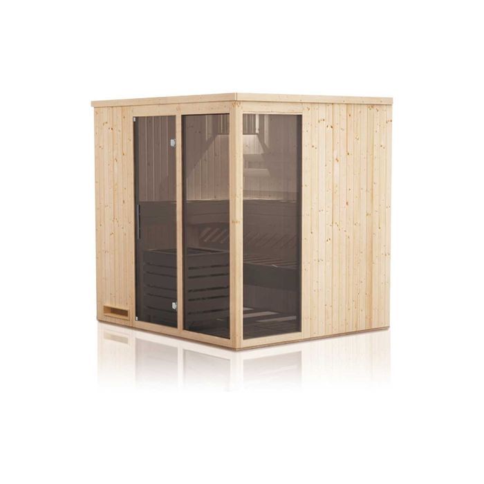 Przestronna Fińska Sauna Do Domu 244x194 - nr. 2520W2
