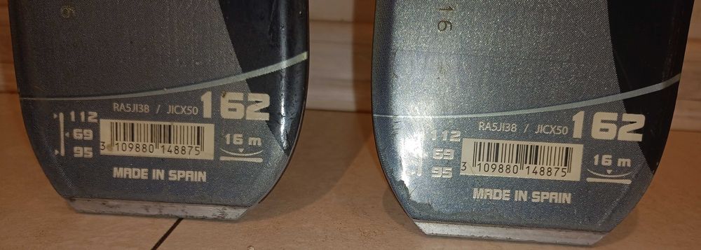 Narty zjazdowe damskie 162 Rossignol Diva TD Ultra + Saphir 100