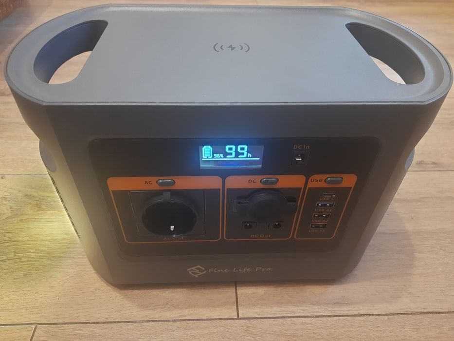 Зарядна станція Fine Life Pro 500 Wh, зарядка до 5 годин