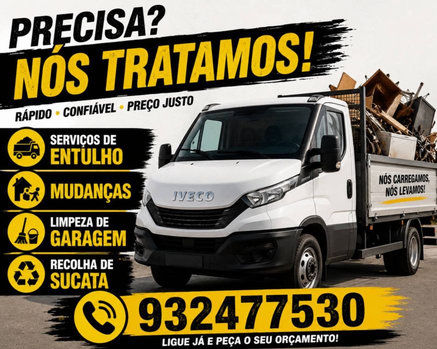Faço cargas de entulho