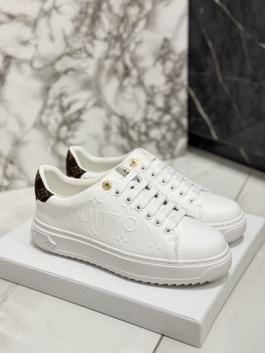 Sneakersy Louis Vuitton White Leather