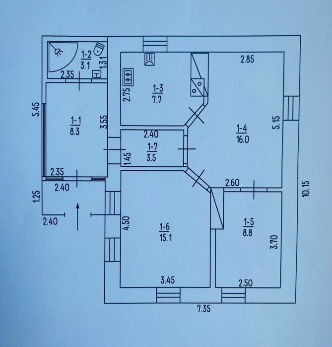 Продається приватний будинок по вул. Соборна (м. Жашків)