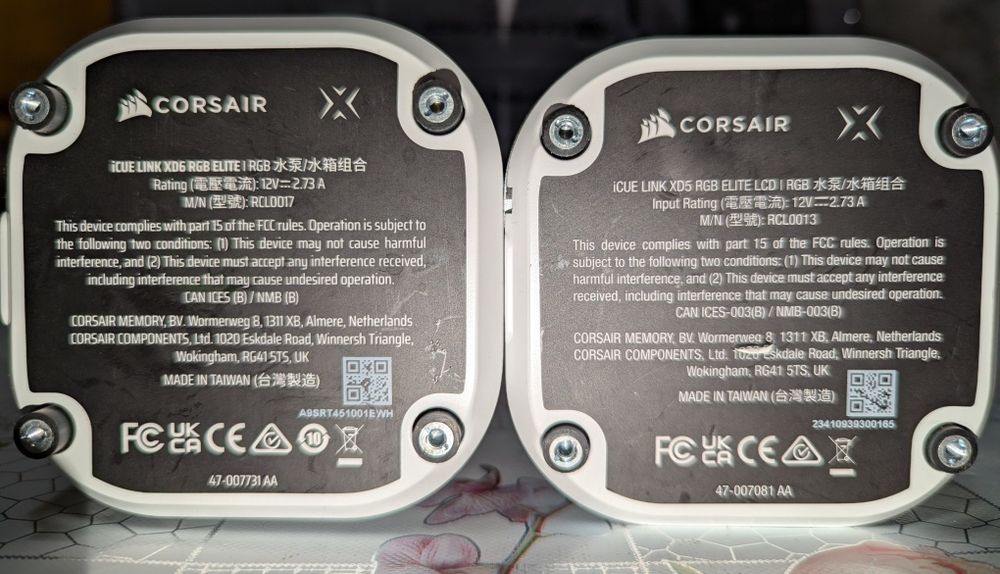 Кастомные помпы Corsair iCUE LINK XD5 RGB ELITE (стандарт + LCD)