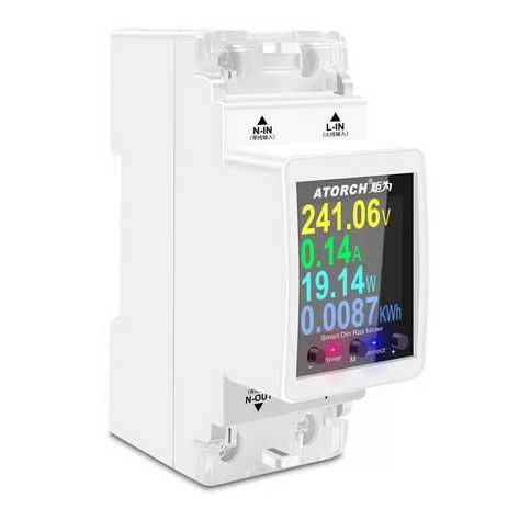 Disjuntor Medidor de Energia KWh Medição de Energia