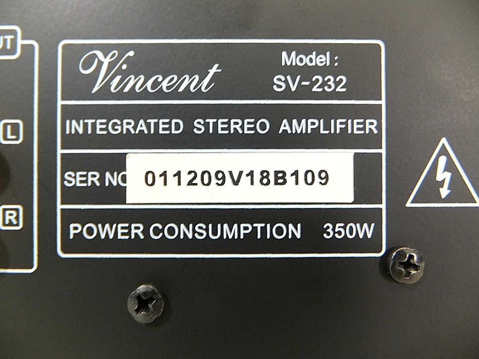Audiofilski wzmacniacz stereo VINCENT SV-232