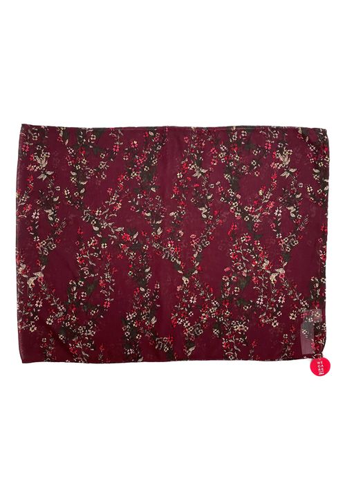 Легкий шарф снуд хомут цветочный принт s.Oliver