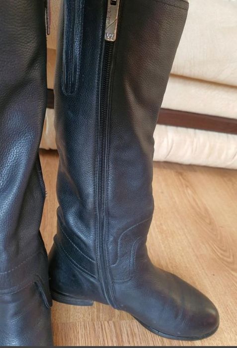 Сапоги из натуральной кожи