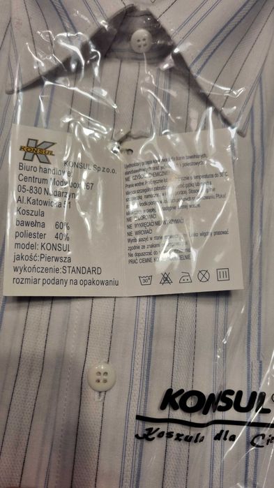 koszula męska Konsul rozm 40 176/182