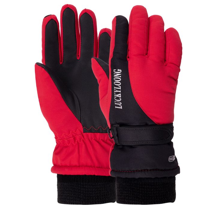 Перчатки горнолыжные теплые детские Lucky Gloves 9990 размер M-XL