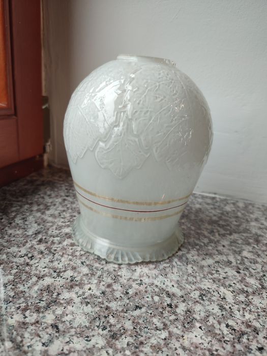 Klosz szklany Vintage, PRL