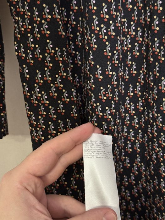 MIDI sukienka w kwiatuszki L