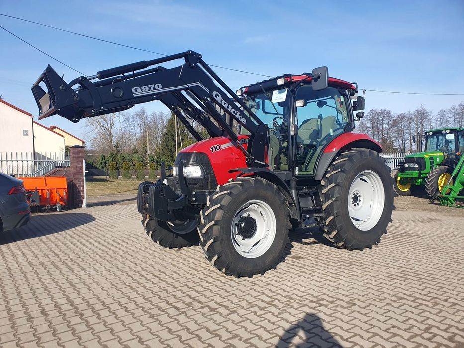 Case IH Maxxum 110 Multicontroller  amortyzacja  osi i kabiny , Multicontroller , ładowacz Quick