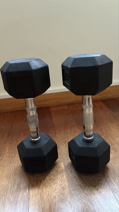 Halteres hexagonal de 5 Kg