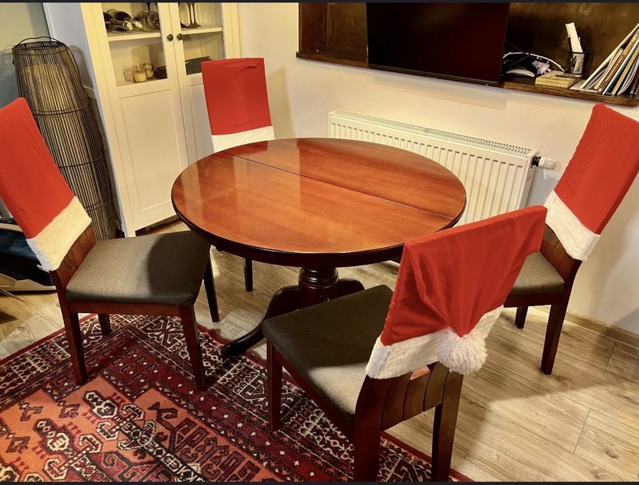 Krzesła Augustyn z litego drewna