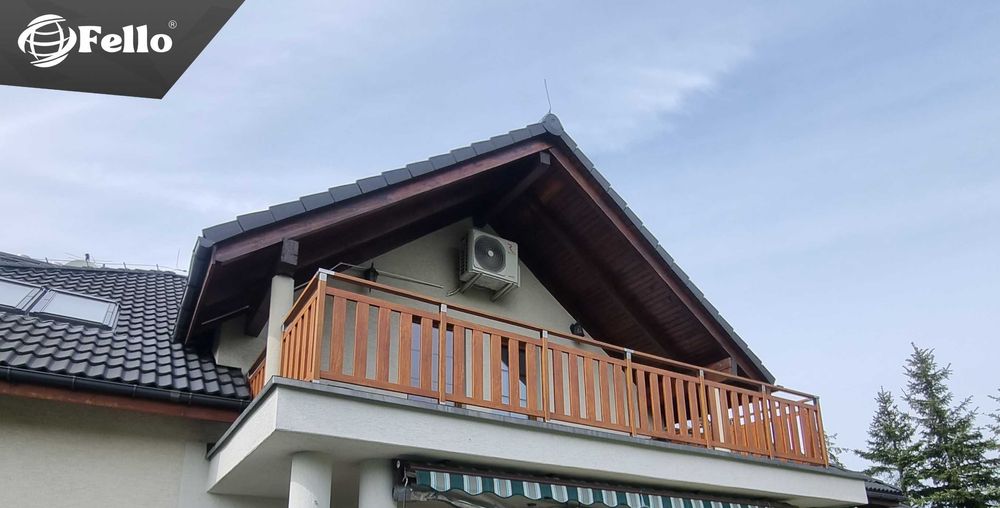 Balustrada balkonowa Prestige aluminium taras balkon barierka