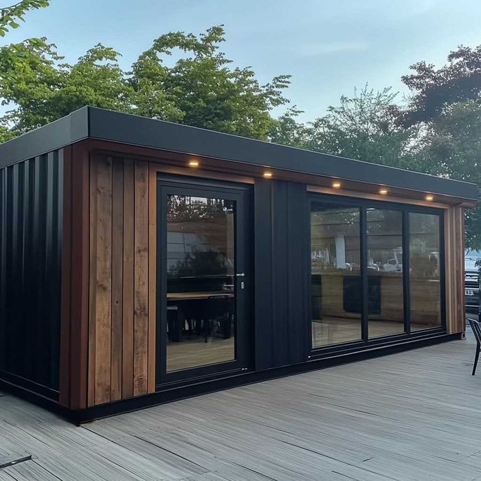 Kontener kosmetyczny całoroczny kontener  biurowy usługowy domek