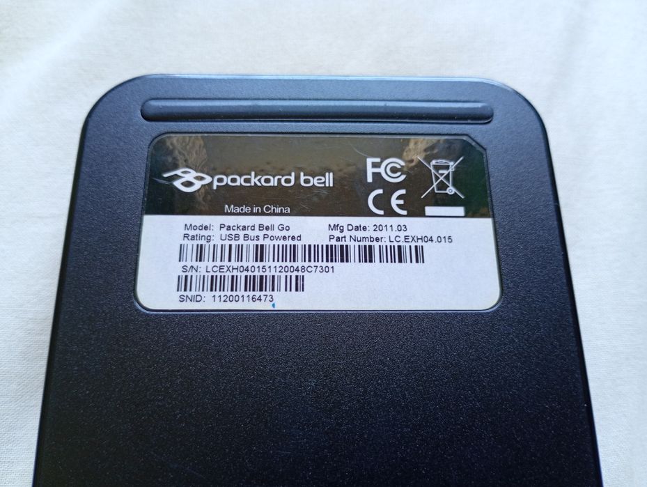 Packard bell disco rígido externo 500gb 2.5