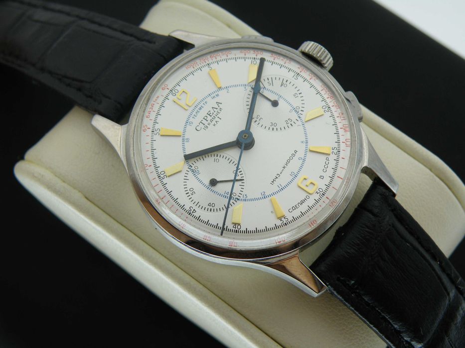 Striela Poljot Chronograph 3017 w Stali Idealny
