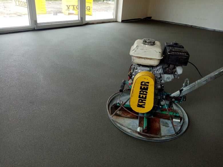 Posadzki betonowe z mixokreta / miksokreta / Styrobeton