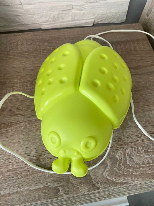 Lampka zielona biedronka IKEA lampa do pokoju dziecięcego
