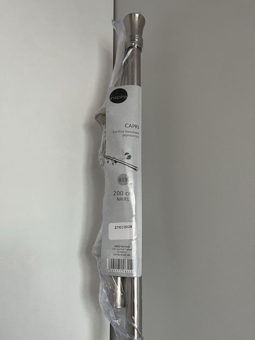 Nowy karnisz 200 cm pojedynczy