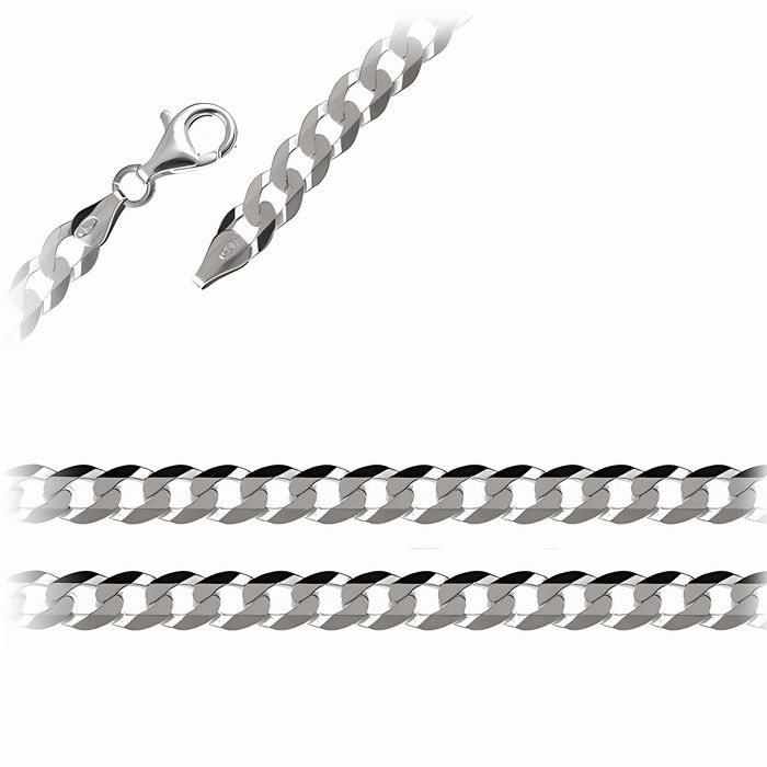 Elegancki srebrny klasyczny męski gruby łańcuch pancerka pancer 6mm srebro 925 60 cm PANCER_P150_60