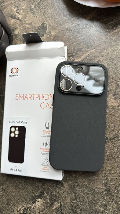 Etui silikonowe Iphone 14 pro (nowe) grafitowe