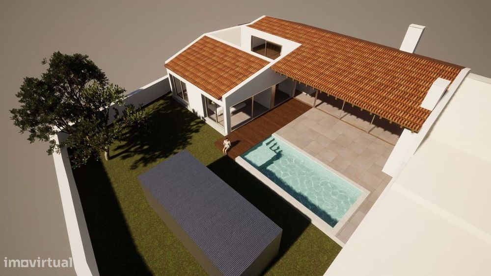 Terreno Com Projecto Para Moradia Com Piscina - Barão De São Miguel