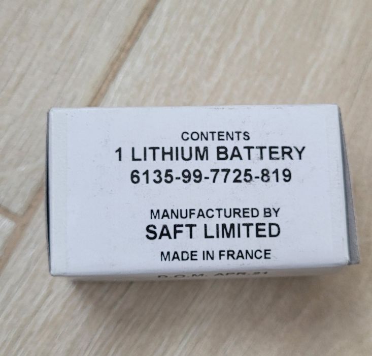 Літієва Батарейка Li-SoCL2 3,6 V AA/ LS14500STD 2600mAh SAF