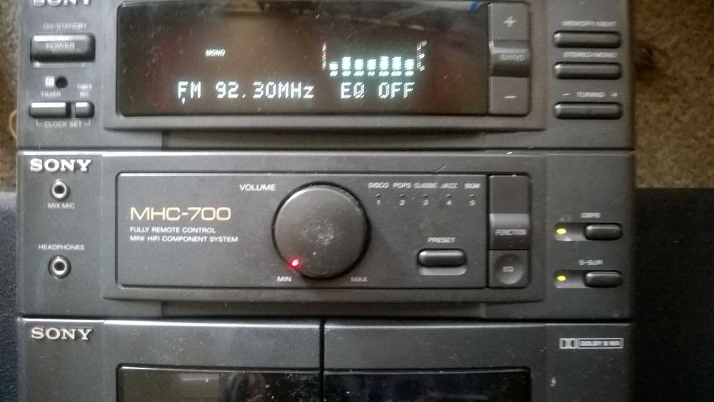 Mini wieża SONY MHC 700.