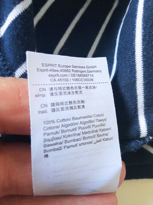 E.D.C.Esprit damska bluza przez głowę r XL