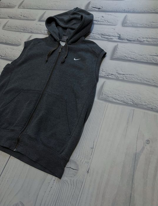 Жилет Nike з капюшоном темно-сірий розмір M