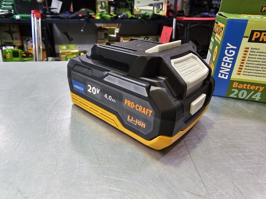 4.0Ah 20V Аккумулятор +Зарядное устройство ProCraft ( Stromo)