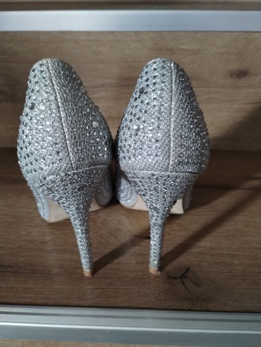 Szpilki srebrne z cyrkoniami