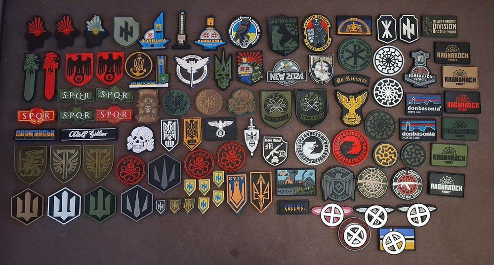 Продам шеврони зі своєї колекції, СБС, Ідея Нації, Гідра, Чорне Сонце