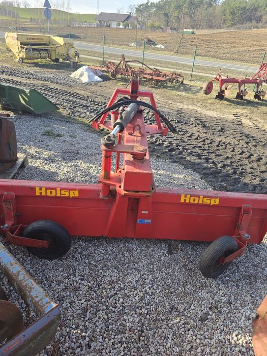 Równarka drogowa do ciągnika. Spych