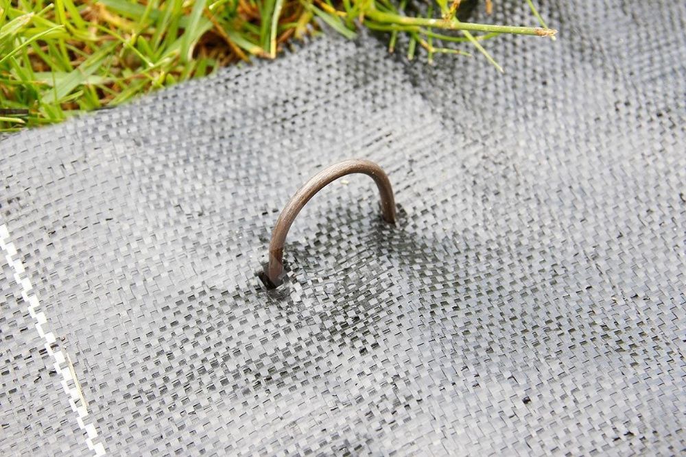 Mocne Metalowe Kołki Szpilki Do Agrowłókniny J15 paczka 100szt