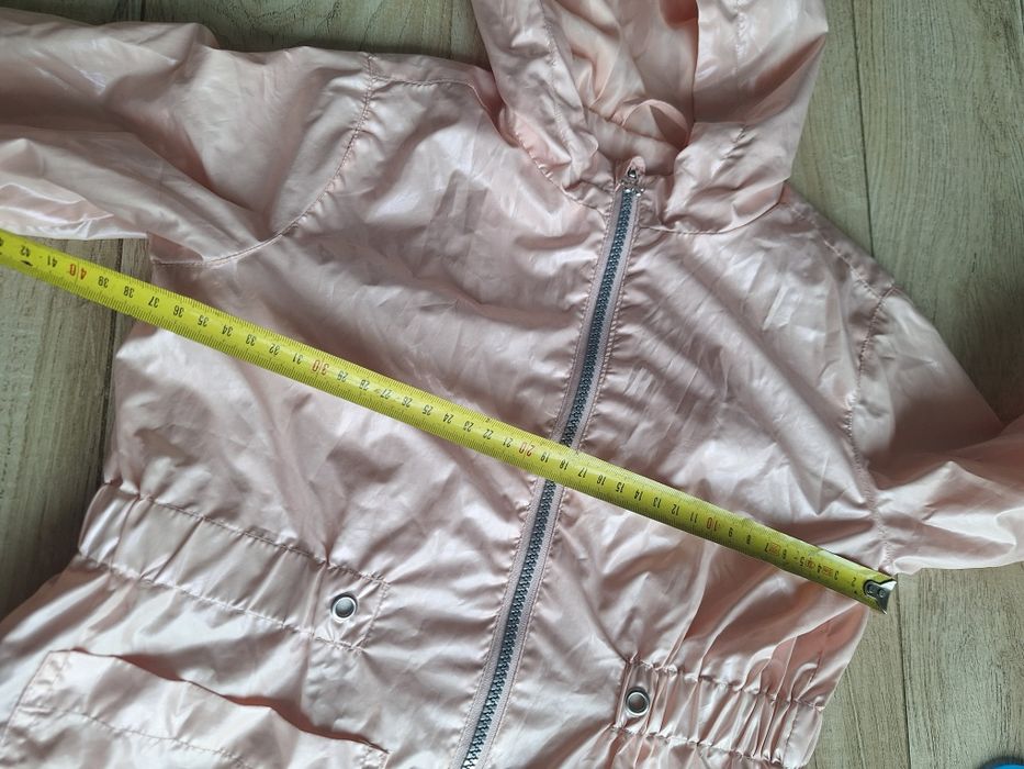 Kurtka wiosenna parka cienka dla dziewczynki 116