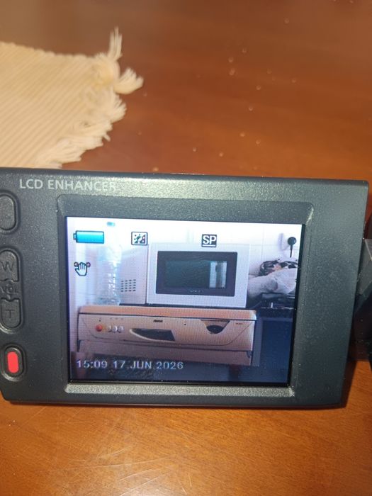Câmara de vídeo.