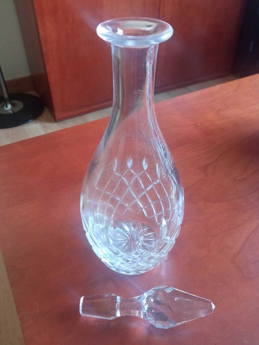 garrafa em cristal lapidado stephen