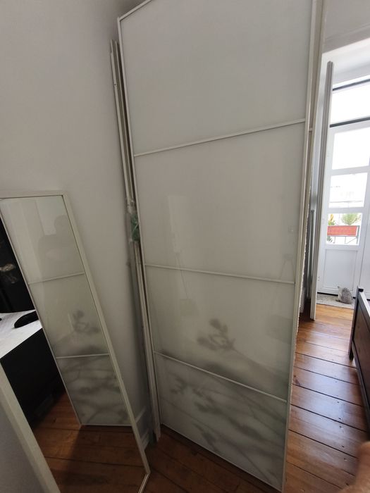 Portas Roupeiro 150cm Vidro Pax - IKEA