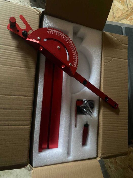 Професійний кутовий упор (каретка) для столярних робіт, алюміній