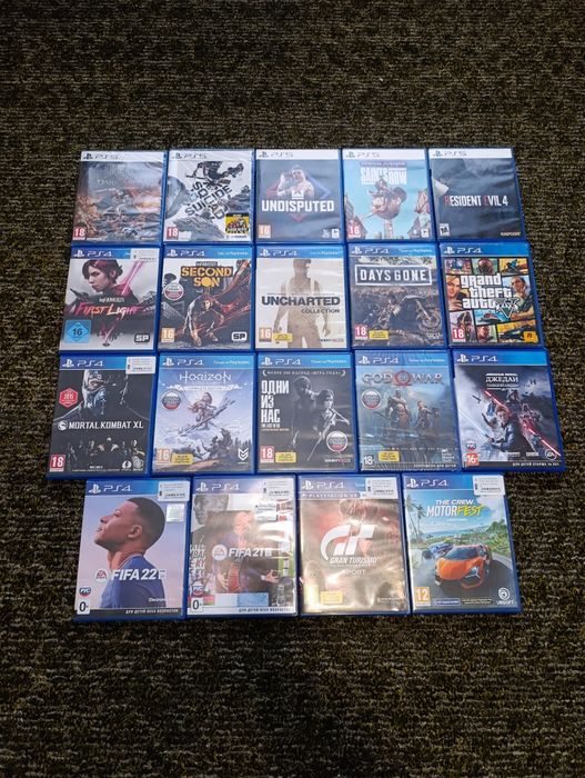 Ігри на playstation (ps4 та ps5)