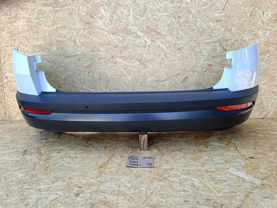 Бампер задний зад Skoda Karoq Scout рест до рест разборка