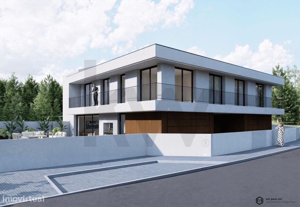 Moradia T3+1 em Paço, Coimbra - Obra Nova