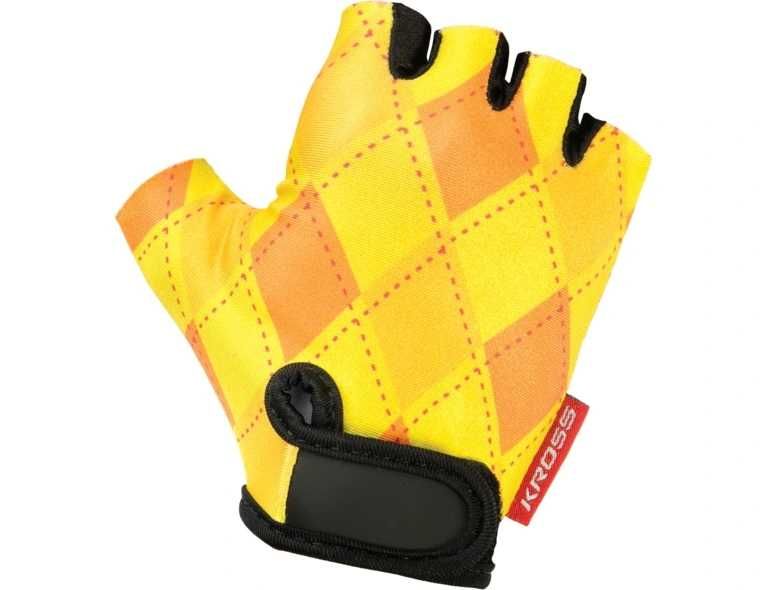 Rękawiczki rowerowe Kross YELLOW JOY S żółty